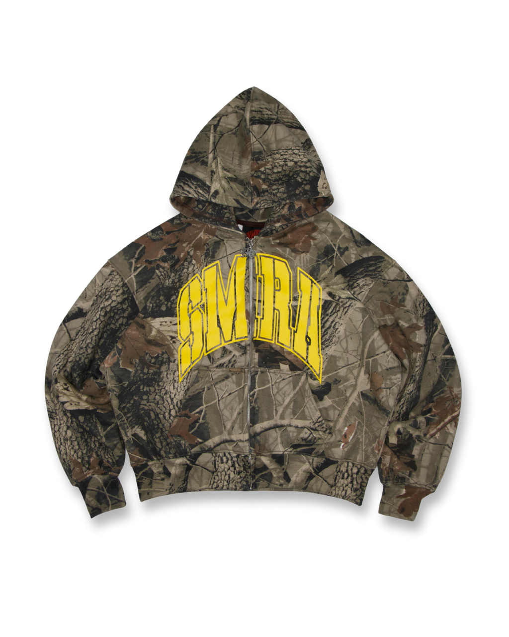 YELLOW CAMO ZIP
