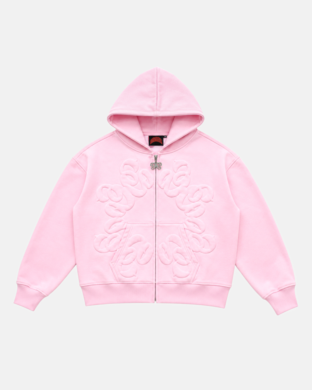 BABY PINK SUMMER ZIP HOODIE