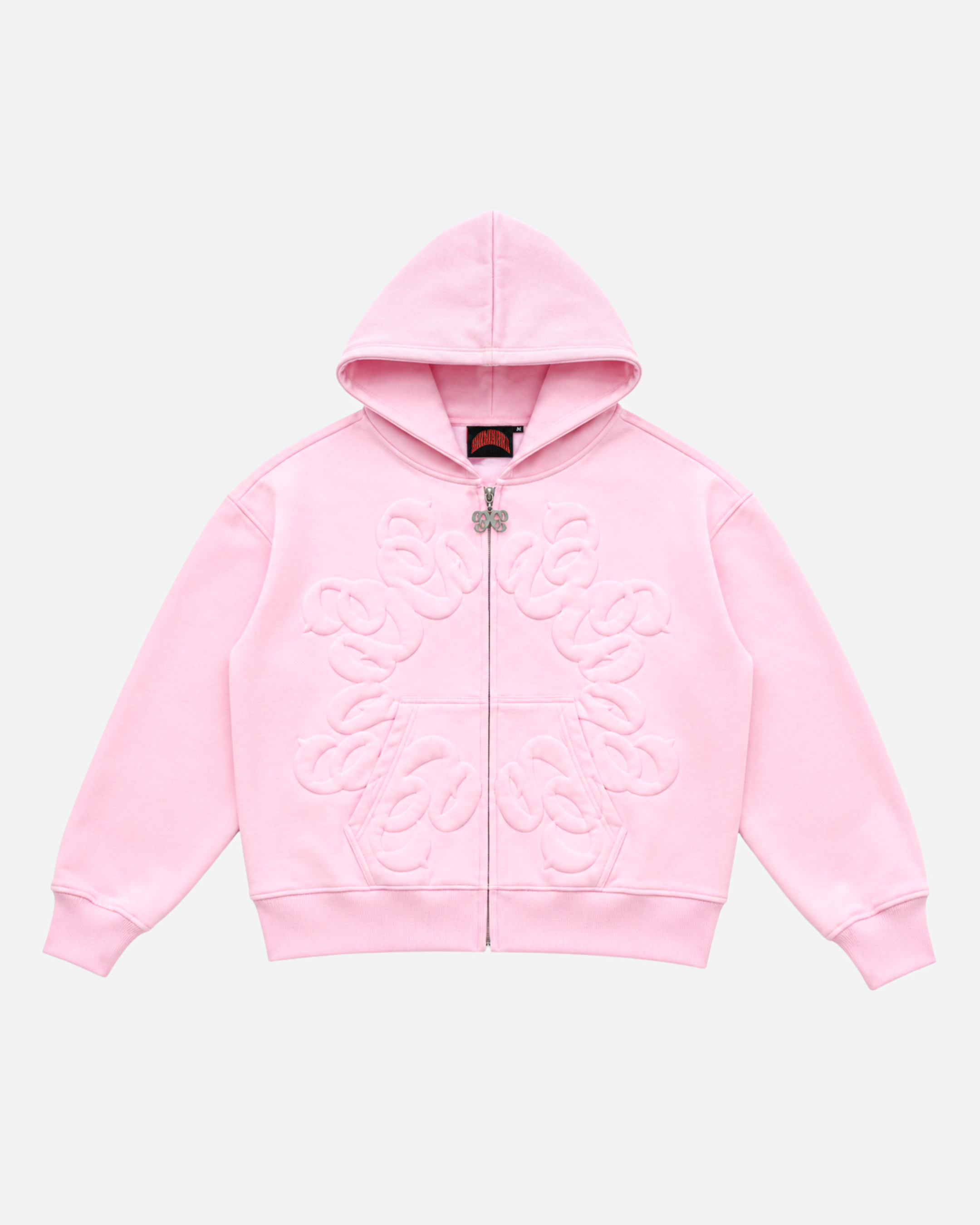 BABY PINK SUMMER ZIP HOODIE