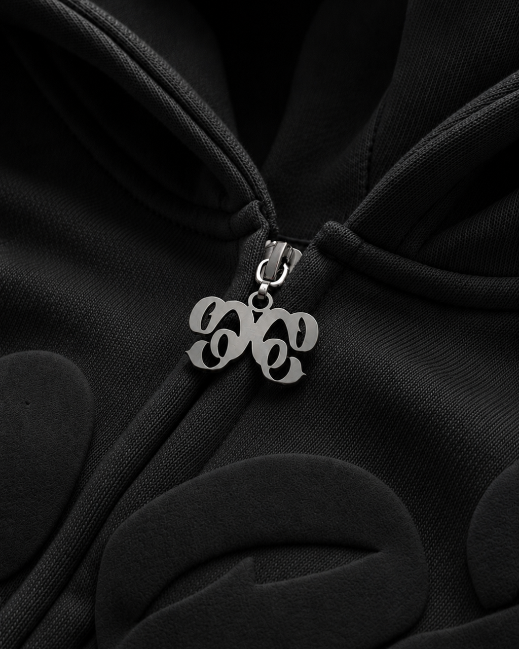 BLACK SUMMER ZIP HOODIE