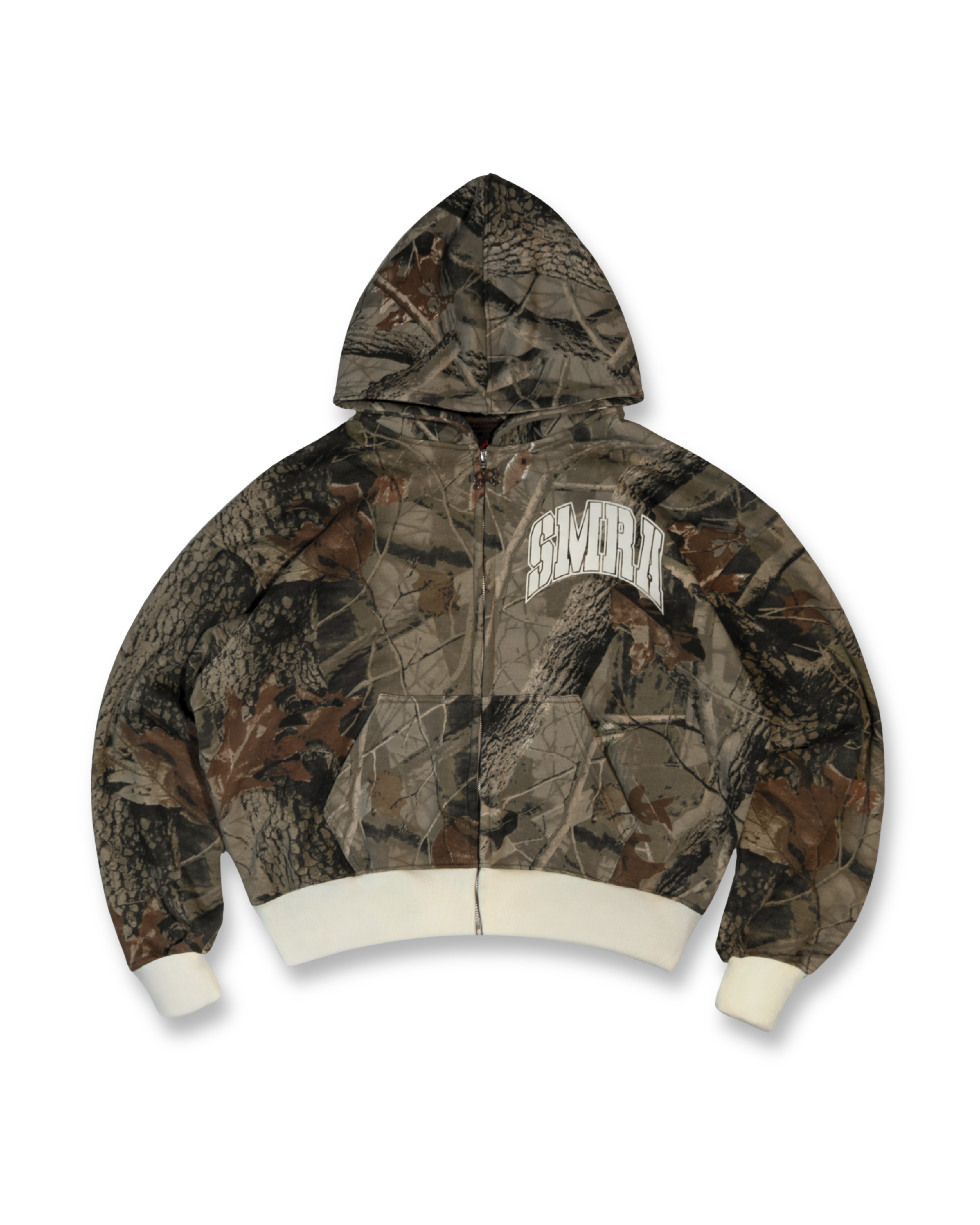 BEIGE CAMO ZIP