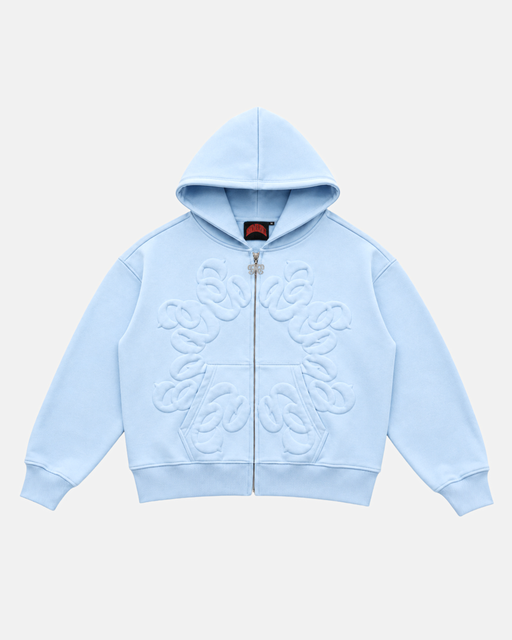 BABY BLUE SUMMER ZIP HOODIE