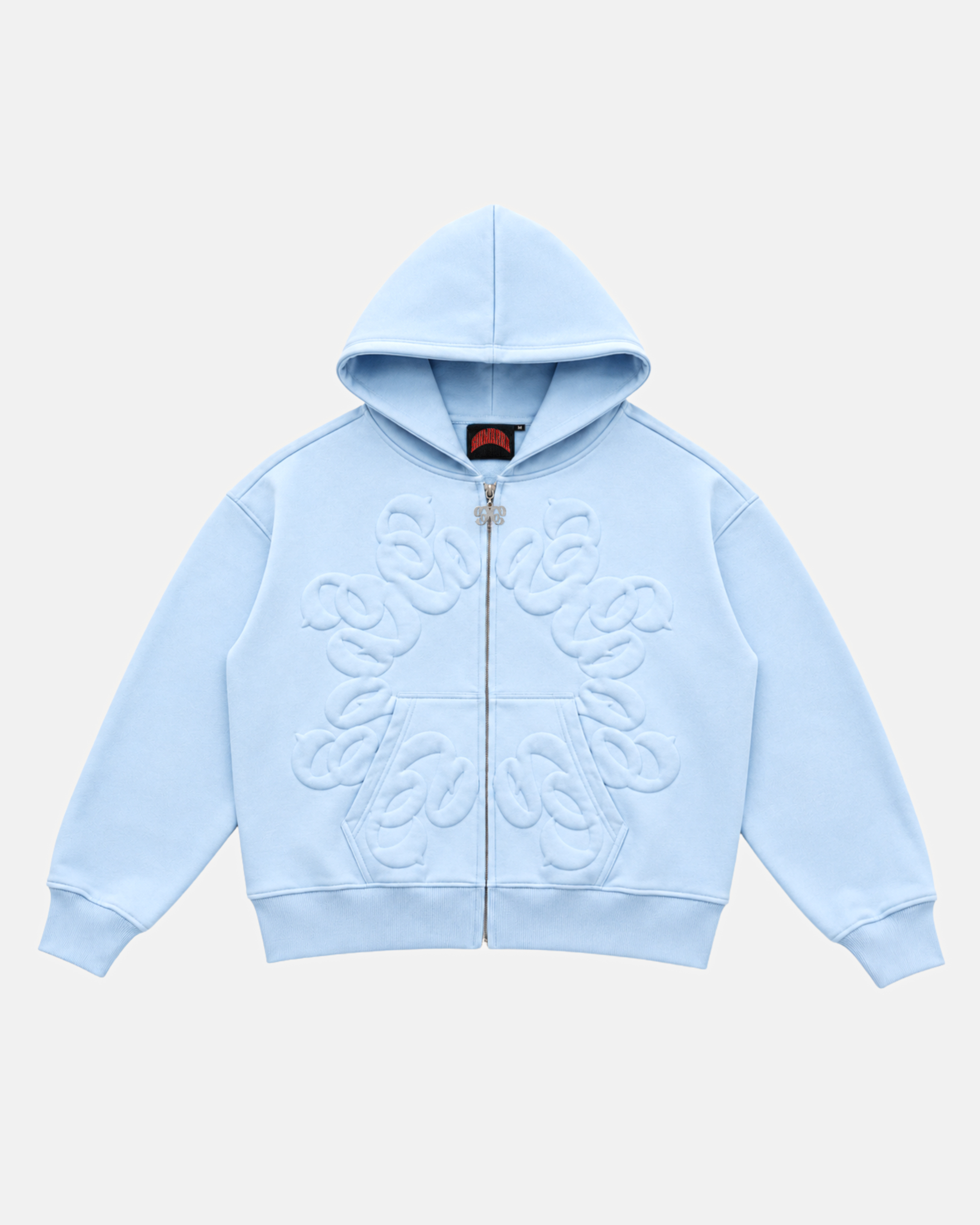 BABY BLUE SUMMER ZIP HOODIE