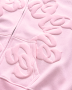 BABY PINK SUMMER ZIP HOODIE