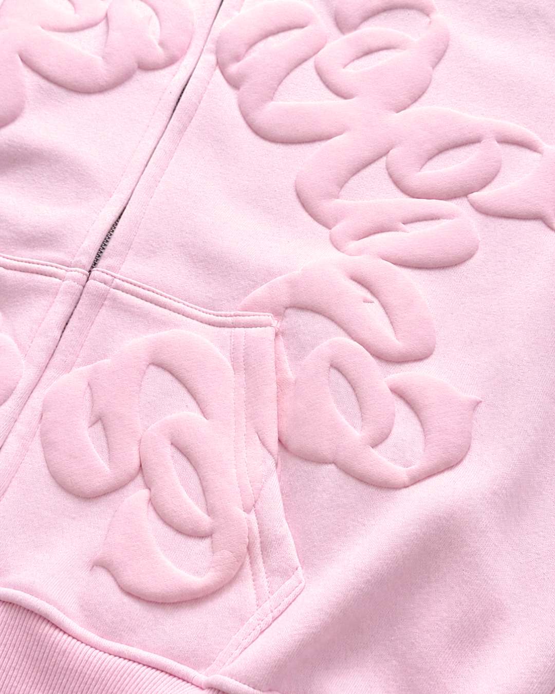 BABY PINK SUMMER ZIP HOODIE