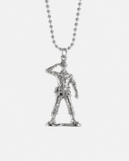 Soldier chain white gold