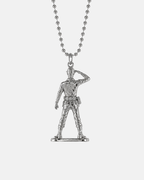 SOLDIER CHAIN WHITE GOLD