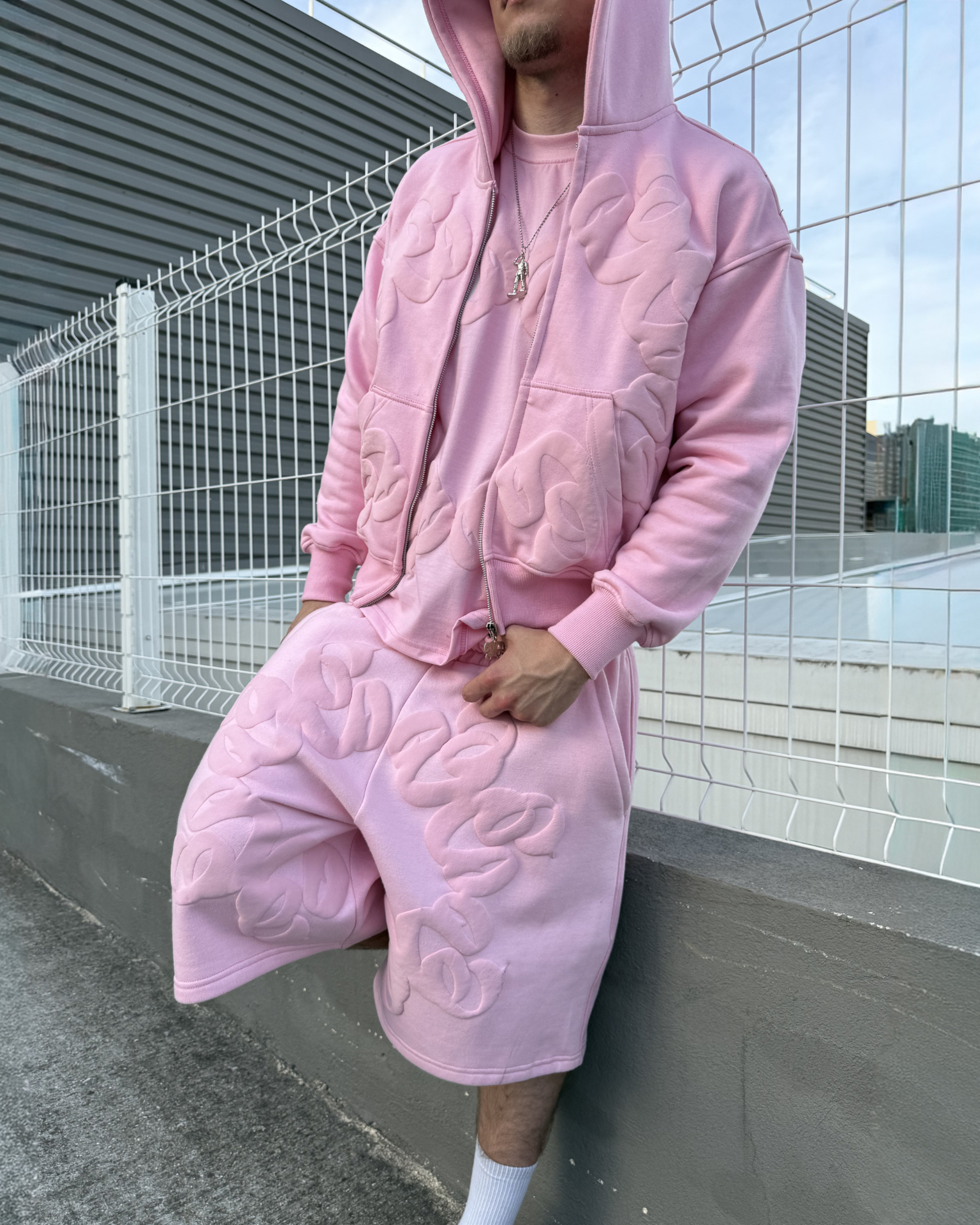BABY PINK SUMMER SHORTS