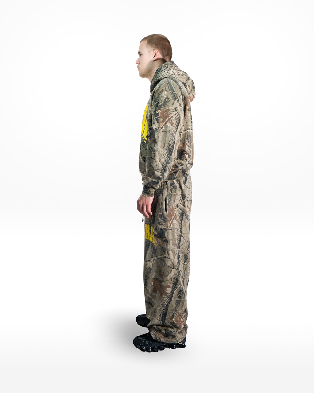 YELLOW CAMO ZIP