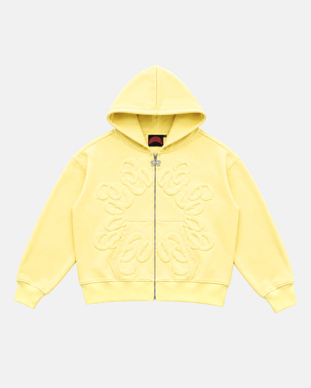 BUTTER YELLOW SUMMER ZIP HOODIE