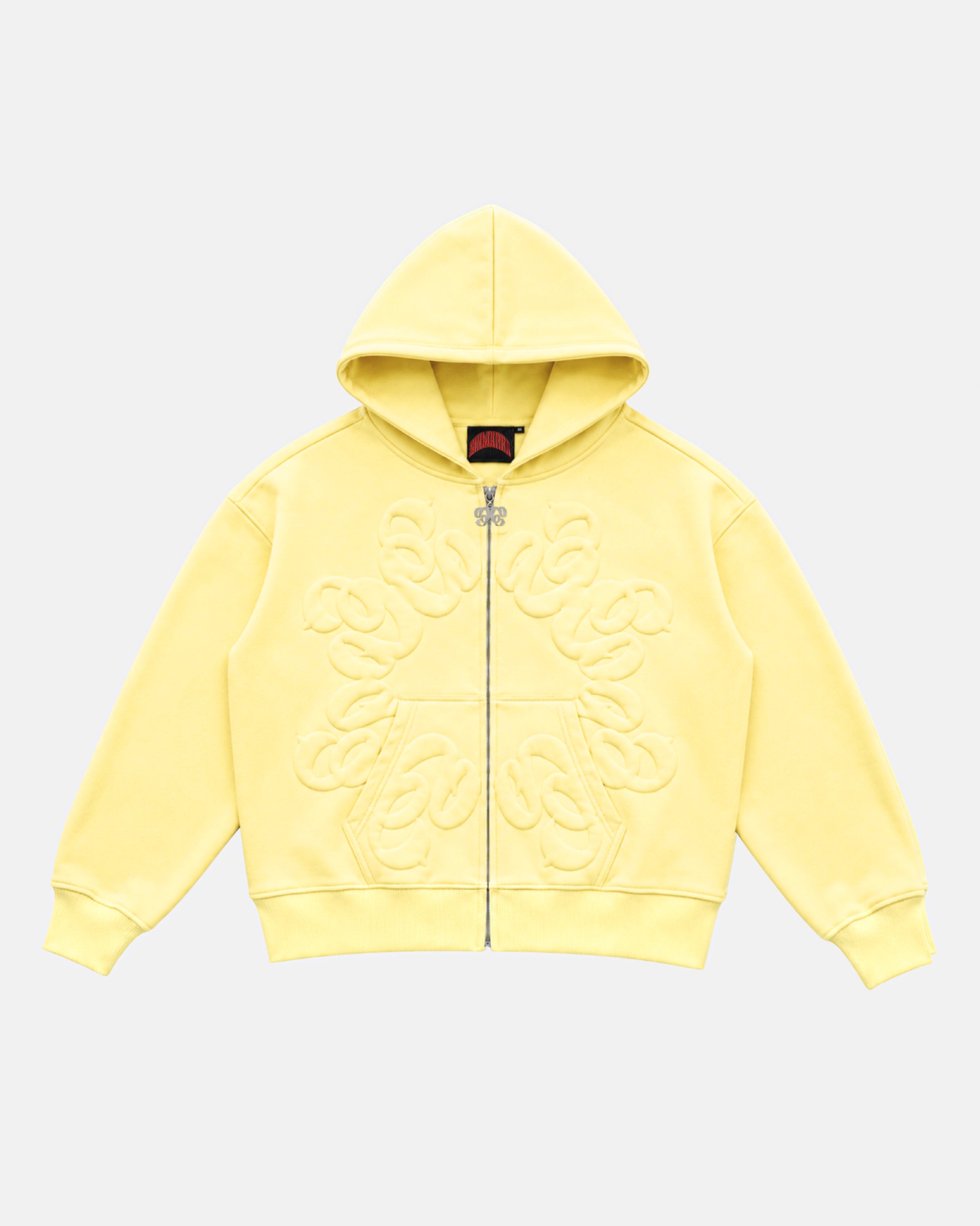 BUTTER YELLOW SUMMER ZIP HOODIE