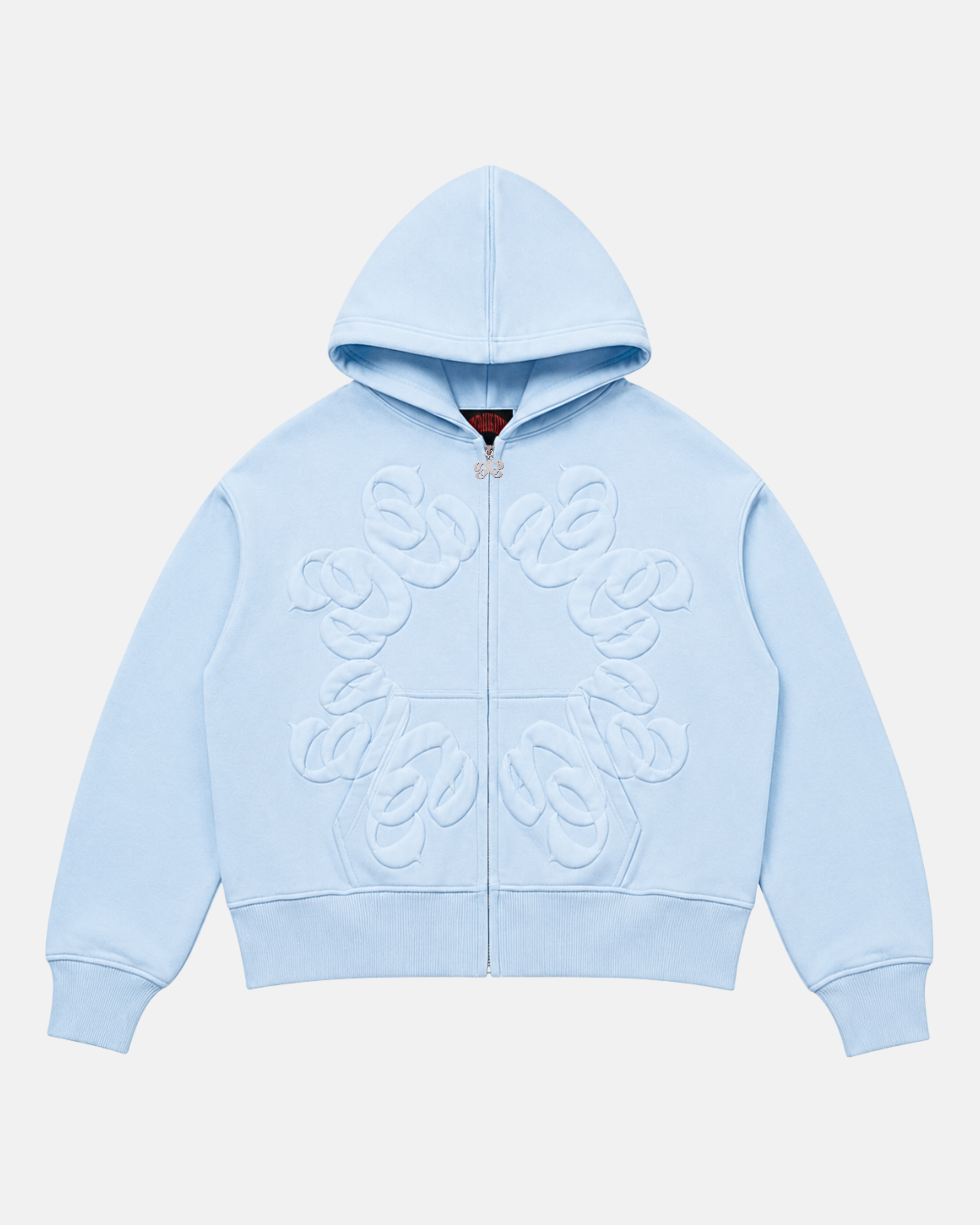 Ensemble complet baby blue - hoodie + t-shirt + short