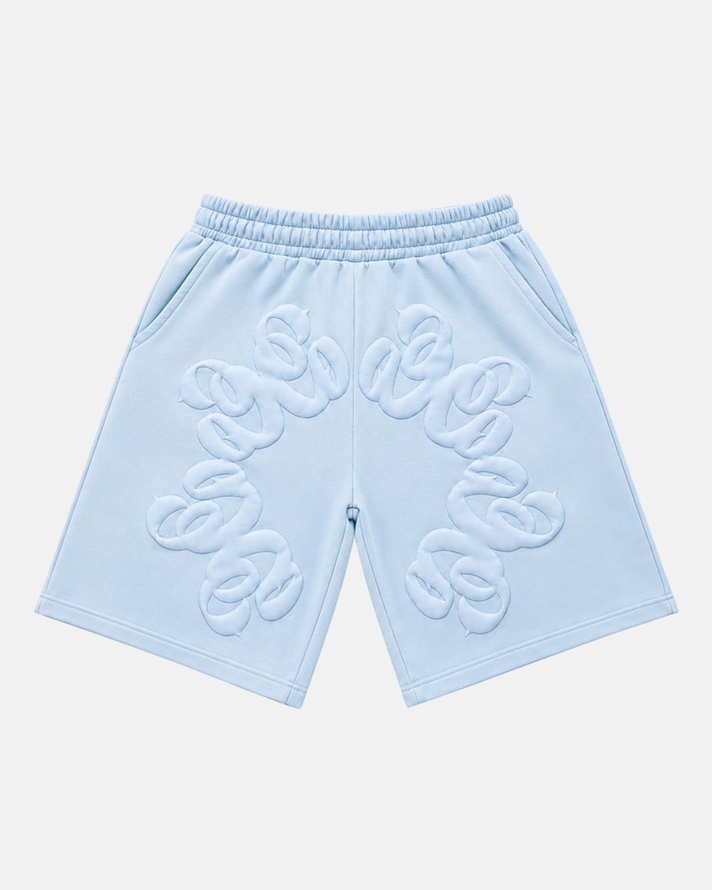 Ensemble complet baby blue - hoodie + t-shirt + short