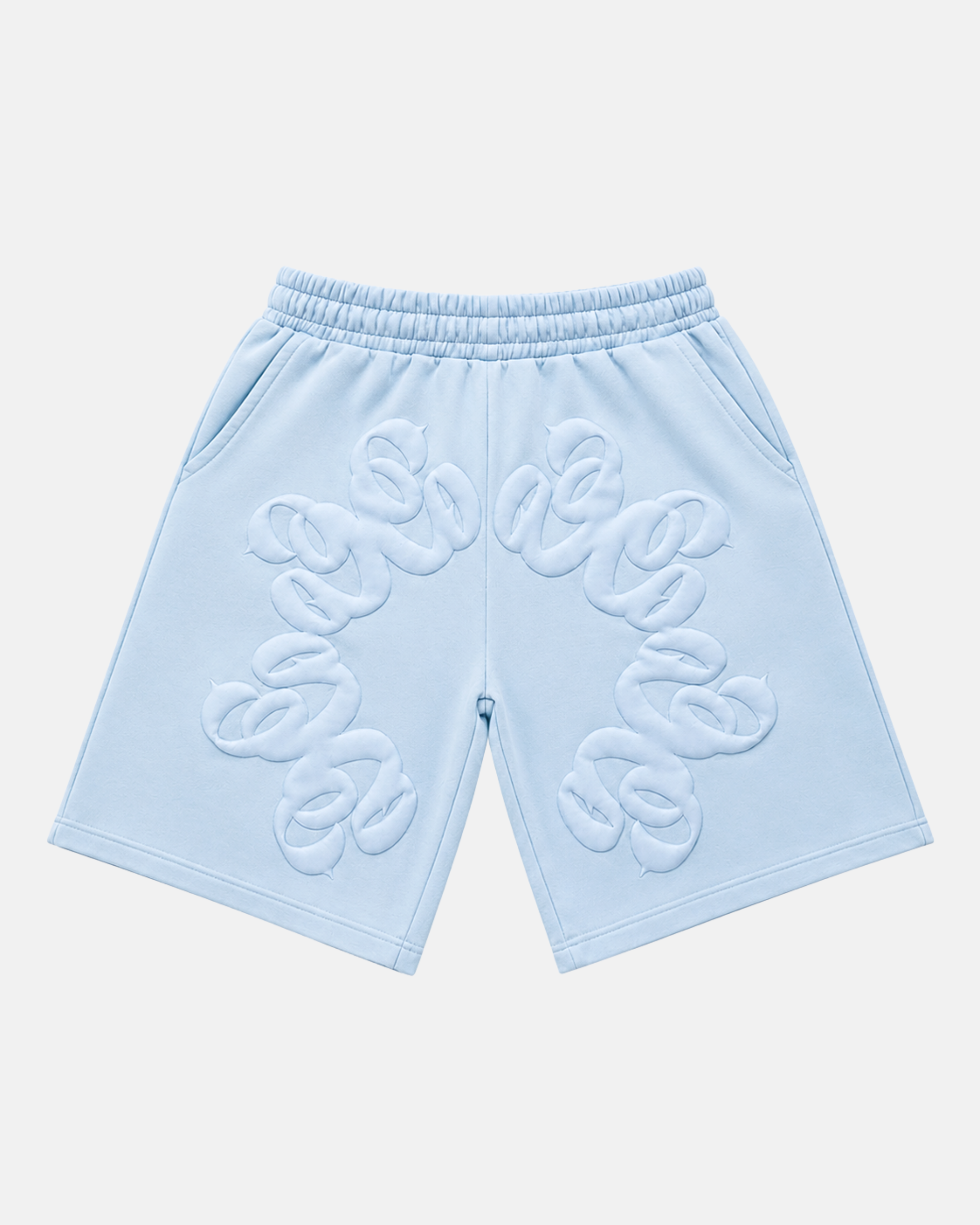Ensemble complet baby blue - hoodie + t-shirt + short