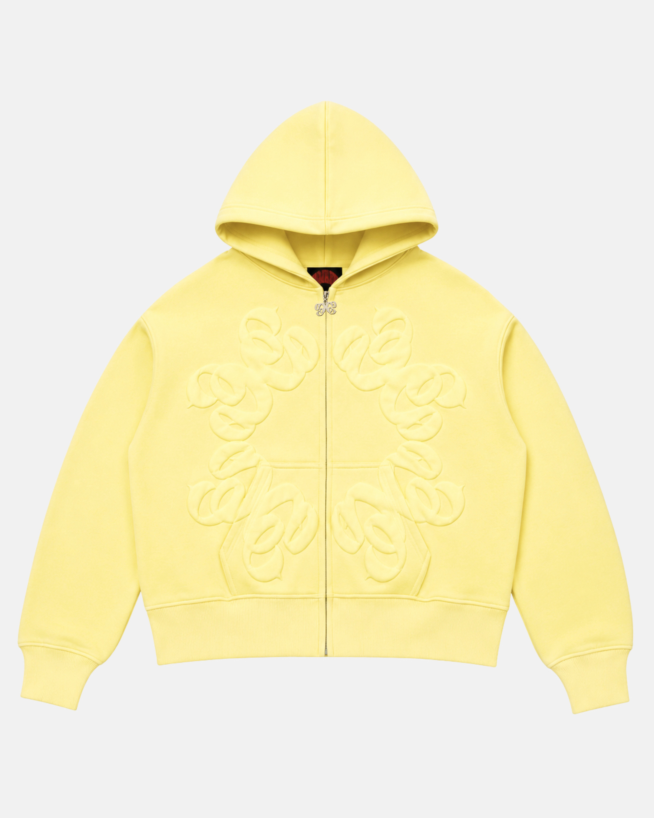 Ensemble complet butter yellow - hoodie + t-shirt + short