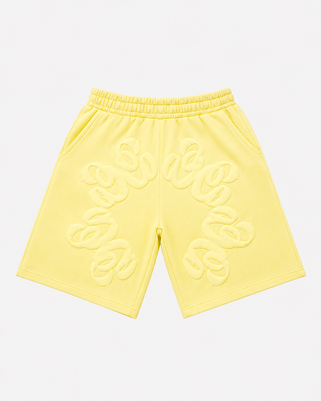 Ensemble complet butter yellow - hoodie + t-shirt + short