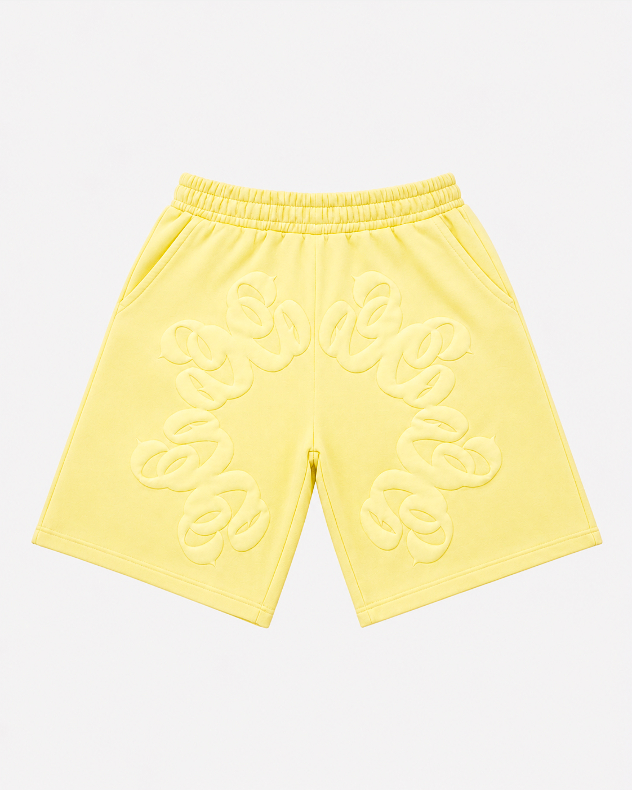 Ensemble complet butter yellow - hoodie + t-shirt + short