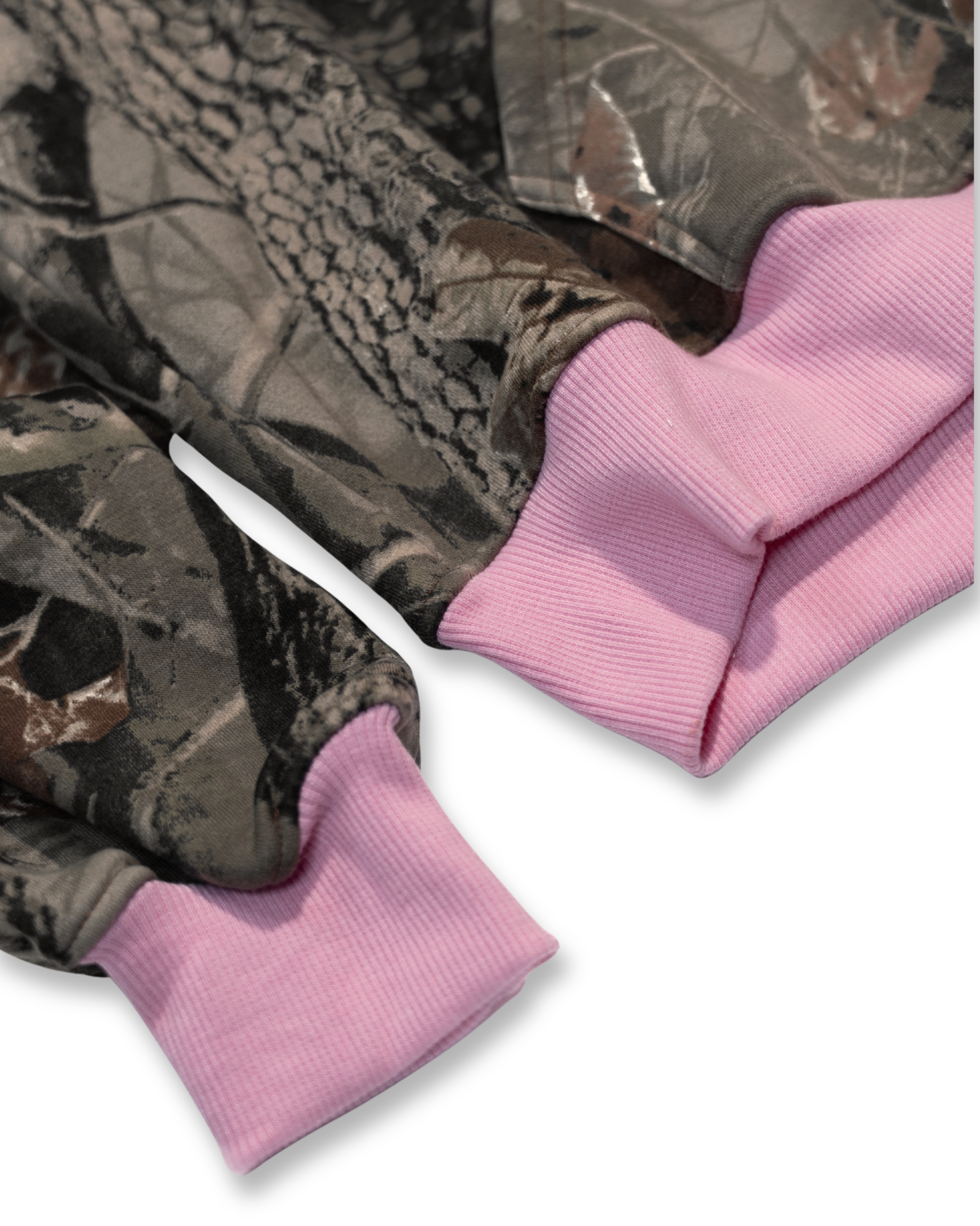 PINK CAMO ZIP