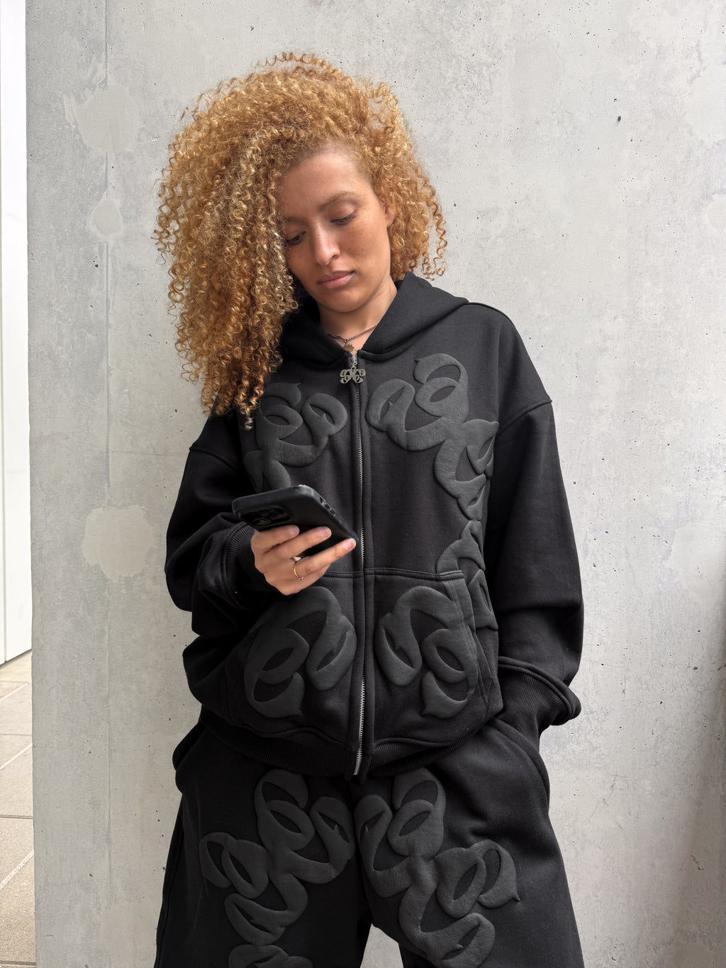 Black hoodie