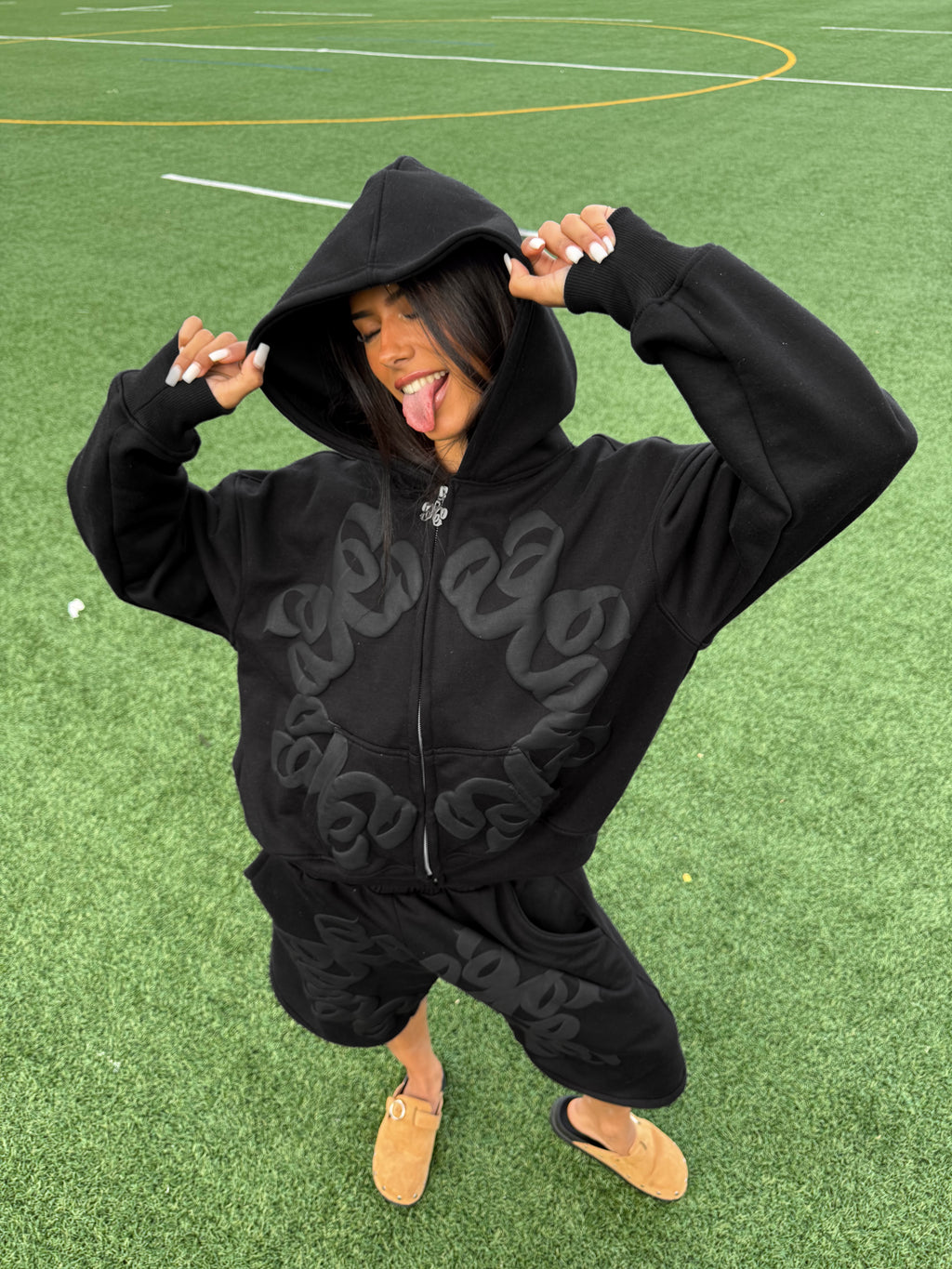 Black hoodie